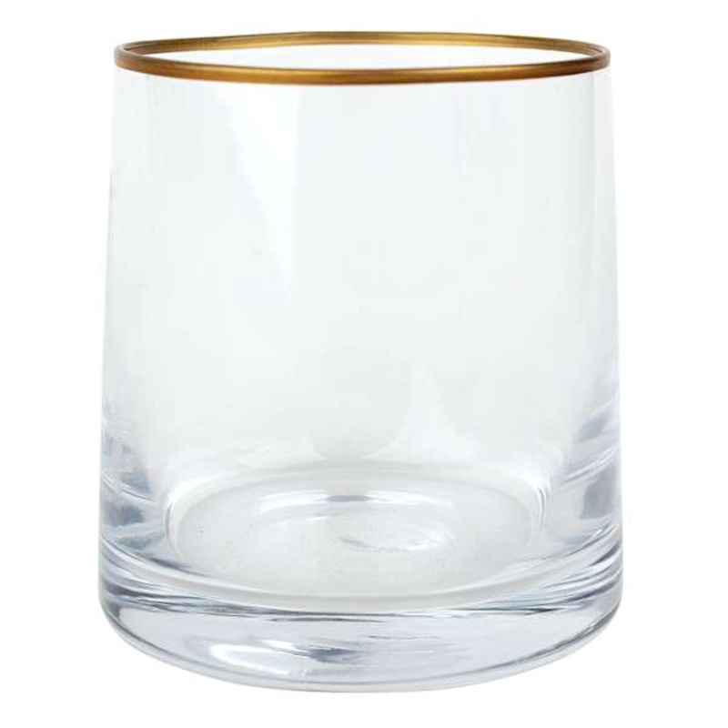 Glass Votive Candle Holder, 3″