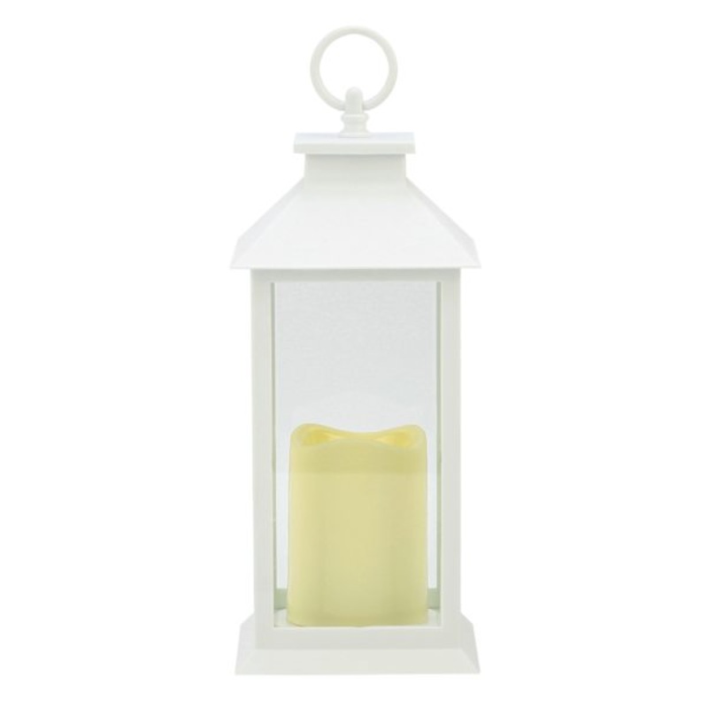 White LED Lantern, 12″