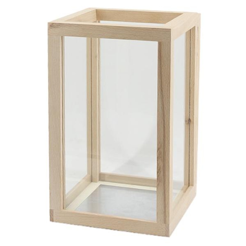 Wood Lantern, 12.2″