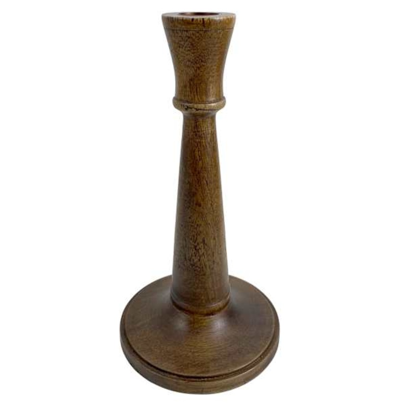 Wood Taper Candle Holder, 8″
