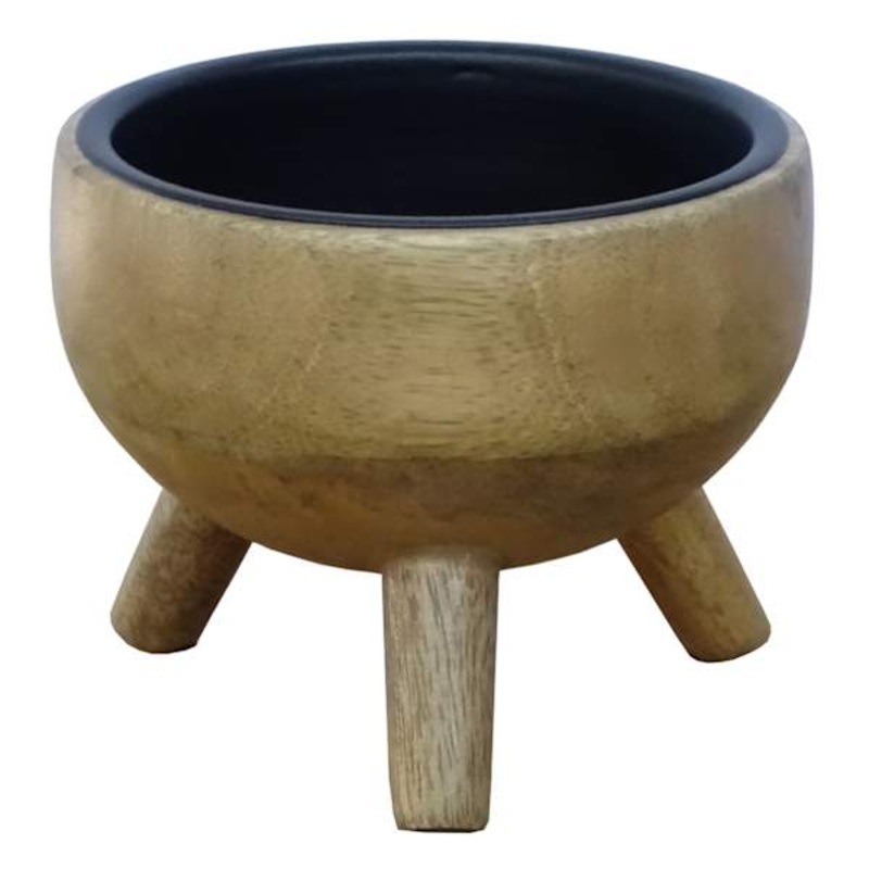 Wooden Candle Holder, 3″