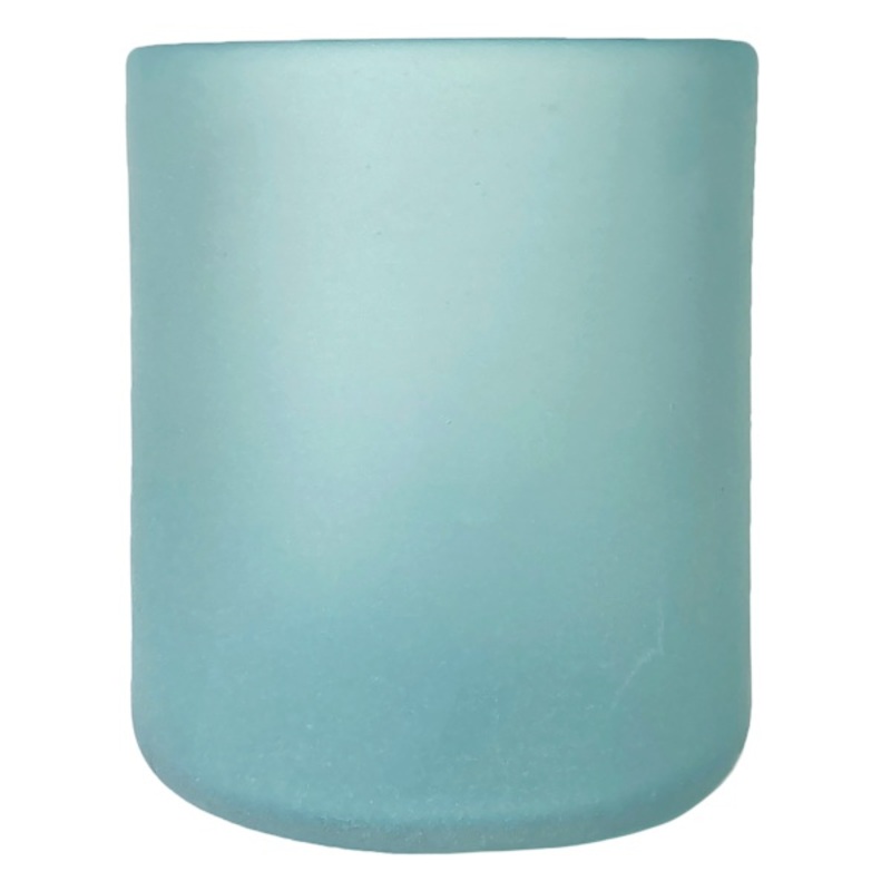 Blue Seaglass Hurricane, Medium