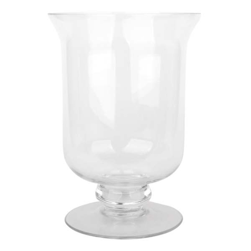 Hurricane Glass Candle Holder, 8″
