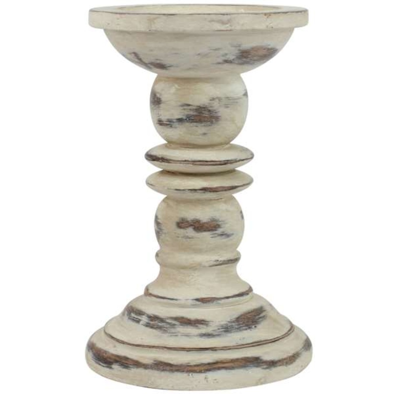 Neutral Candle Holder, 7″