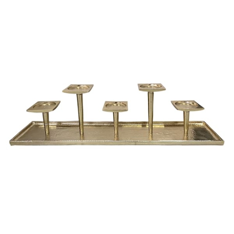 Runner 5 Votive Candle Holder, 30.5″