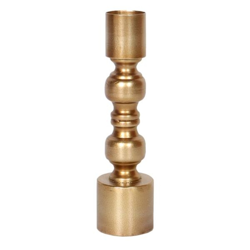 Tracey Boyd Metallic Taper Candle Holder, 10″