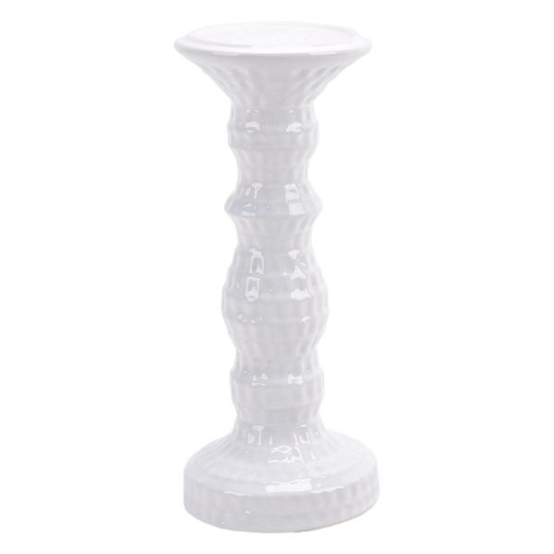 Ceramic Candle Holder, 10″