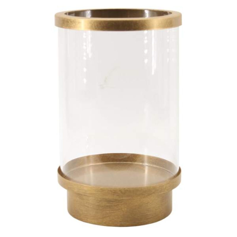 Cylinder Metal Lantern, 10″