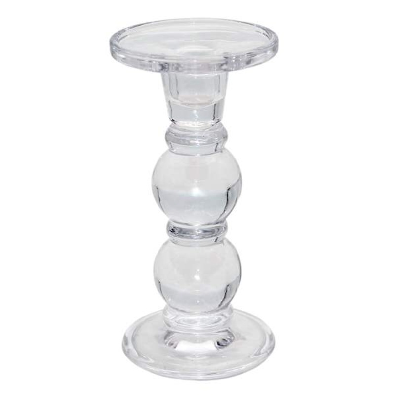 Glass Pillar Holder, 7″