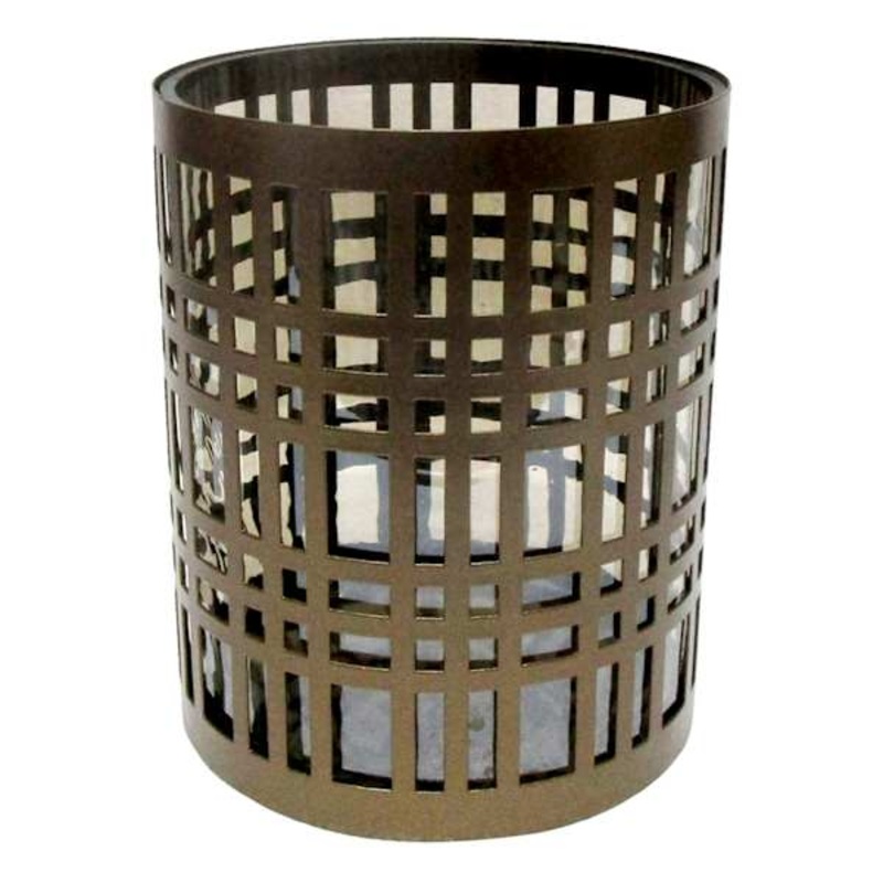 Moroccan Cutwork Hurricane Candle Holder, 6″