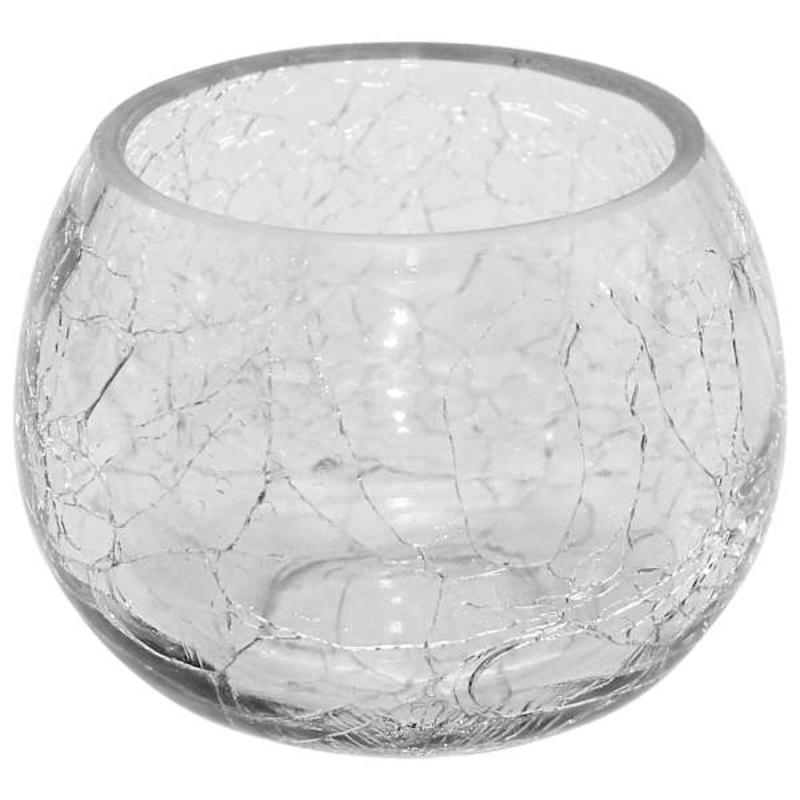 Clear Glass Votive Candle Holder, 4″