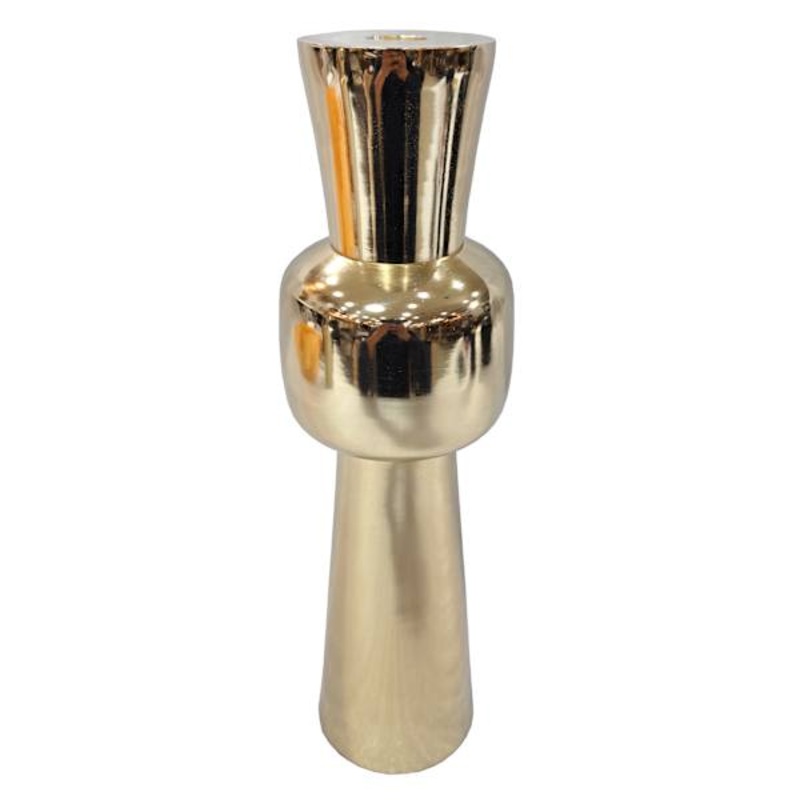 Crosby St. Gold Plated Taper Candle Holder, 13.5″