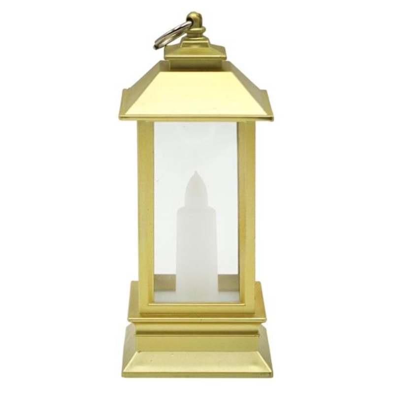 Gold LED Lantern, 5″