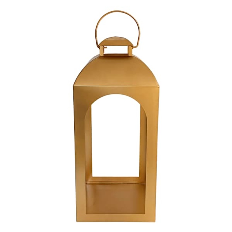 Gold Metal Lantern, 21″