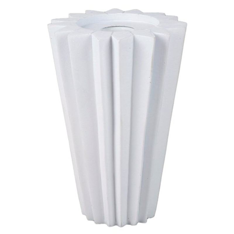 White Origami Design Tealight Candle Holder, 5.5″