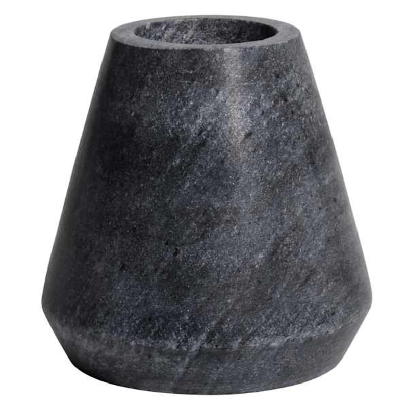 Black Marble Tealight Candle Holder, 4″