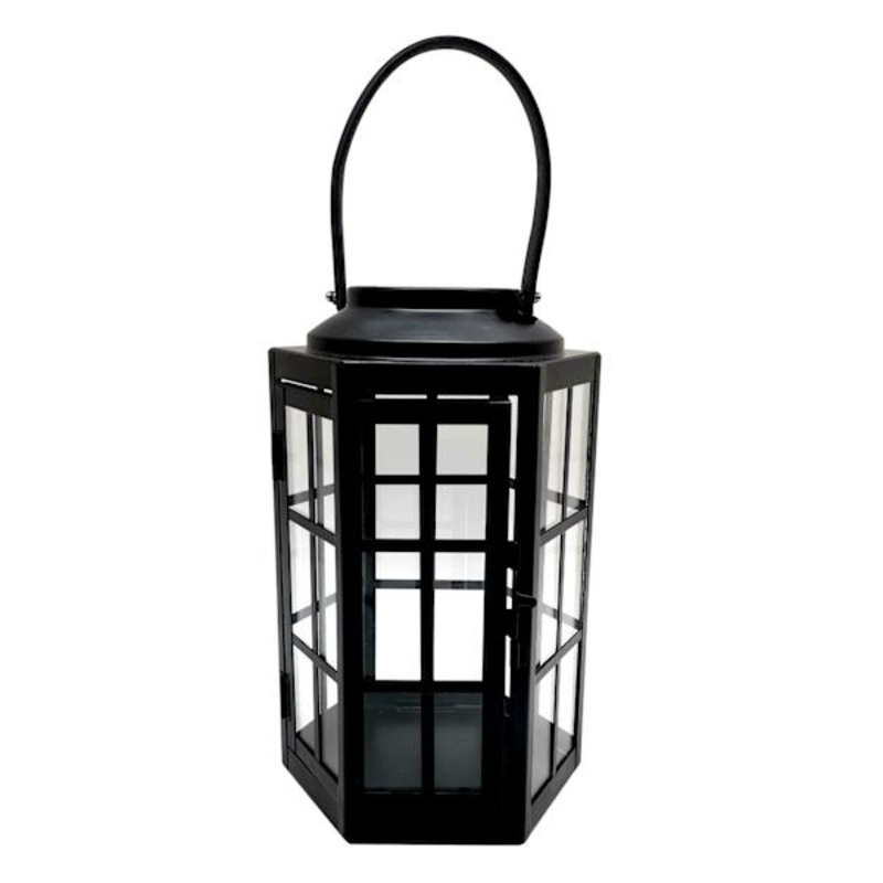 Black Metal Lantern, Small