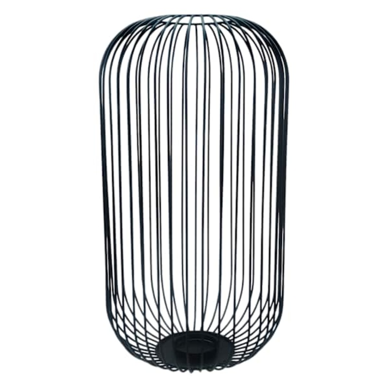 Black Metal Wire Lantern, 24″