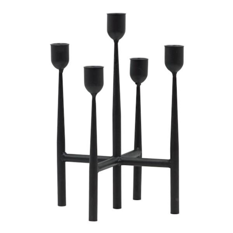Black Multi Taper Candle Holder, 8×12
