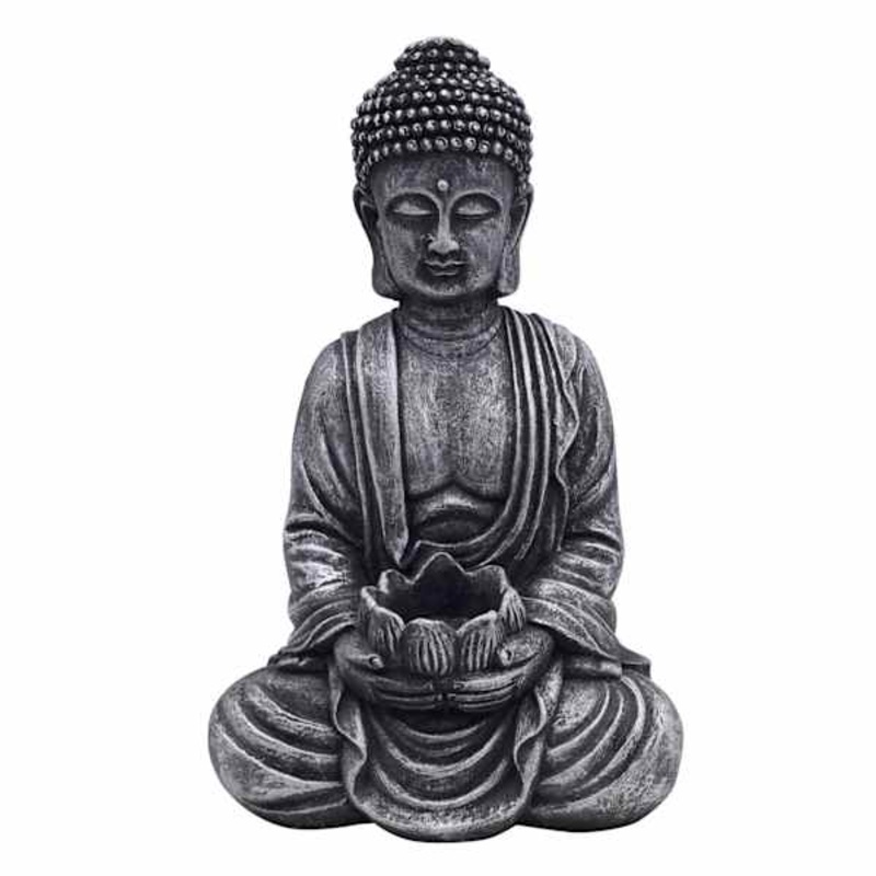 Buddha Head Figurine, 8″
