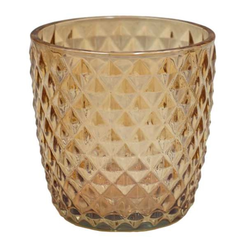 Champagne Glass Candle Holder, 3″
