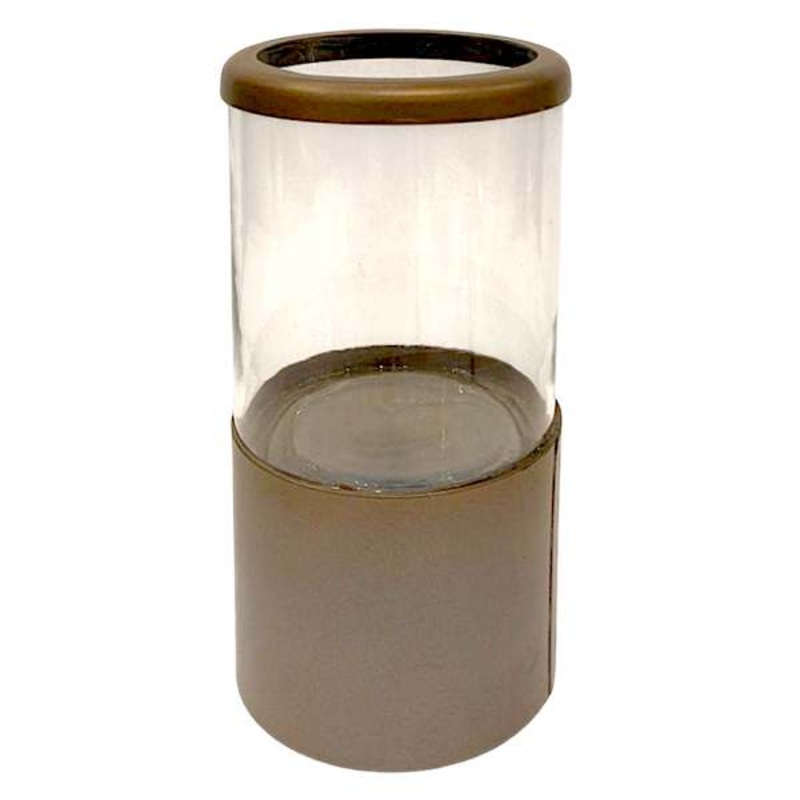 Antique Brass Metal Hurricane, 10″