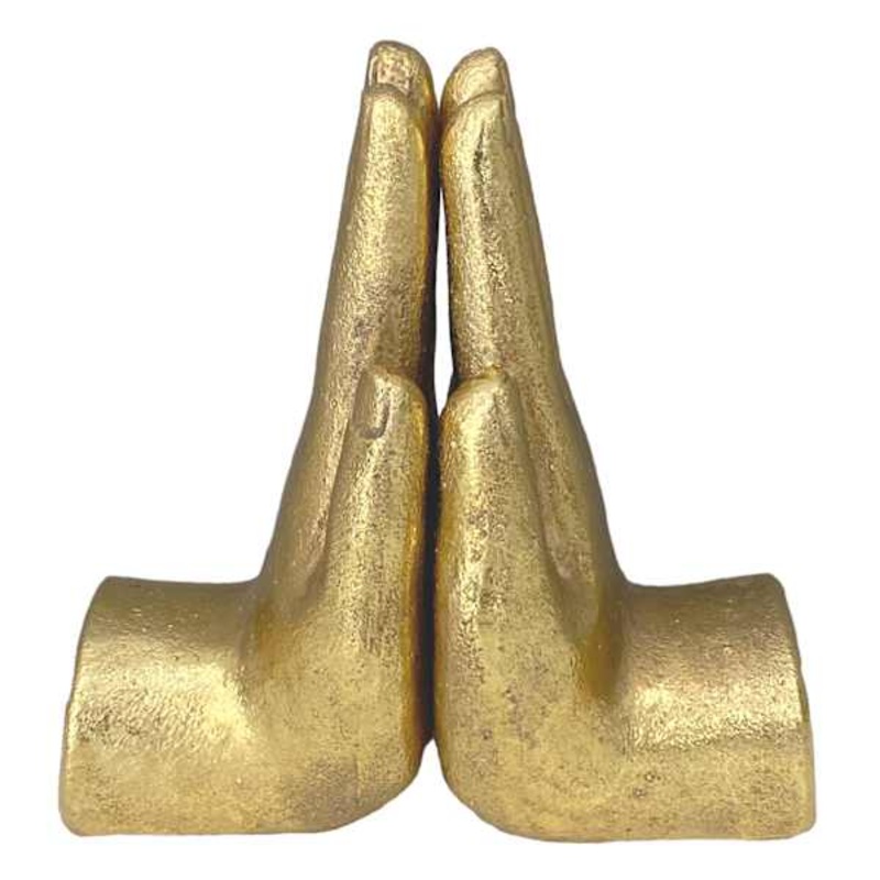 Found & Fable Buddha’s Hand Bookends Set, 6.3″