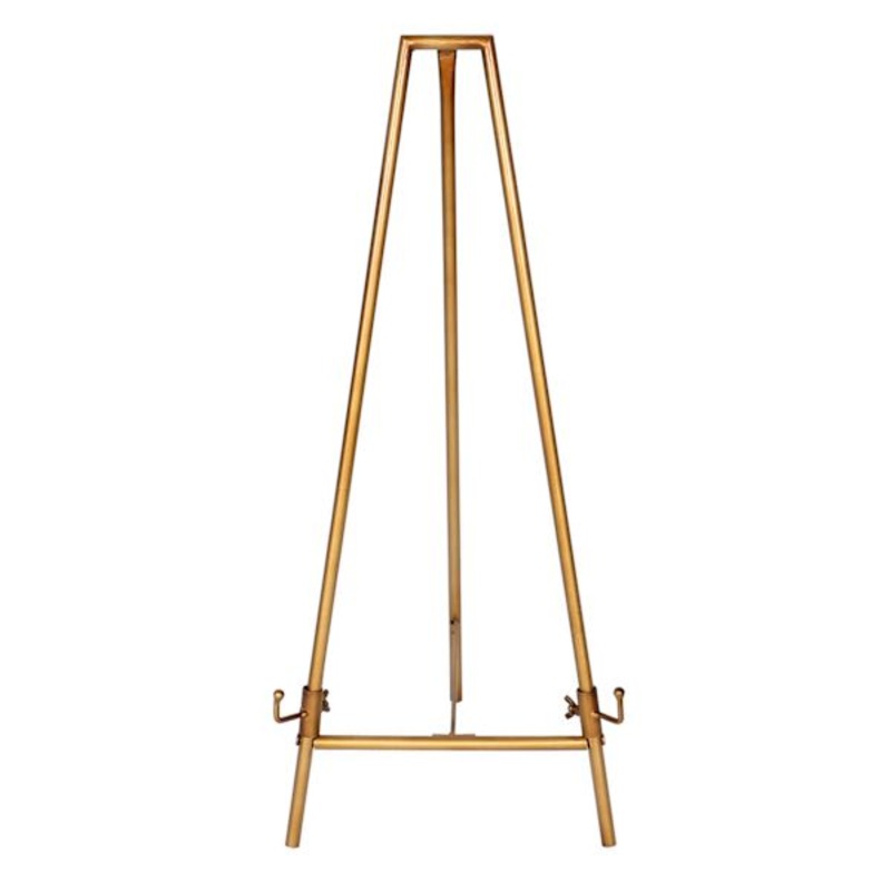 Gold Metal Easel, 27.5″