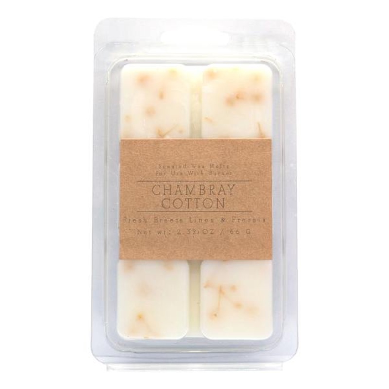 Chambray Cotton Scented Wax Melts, 2.32oz