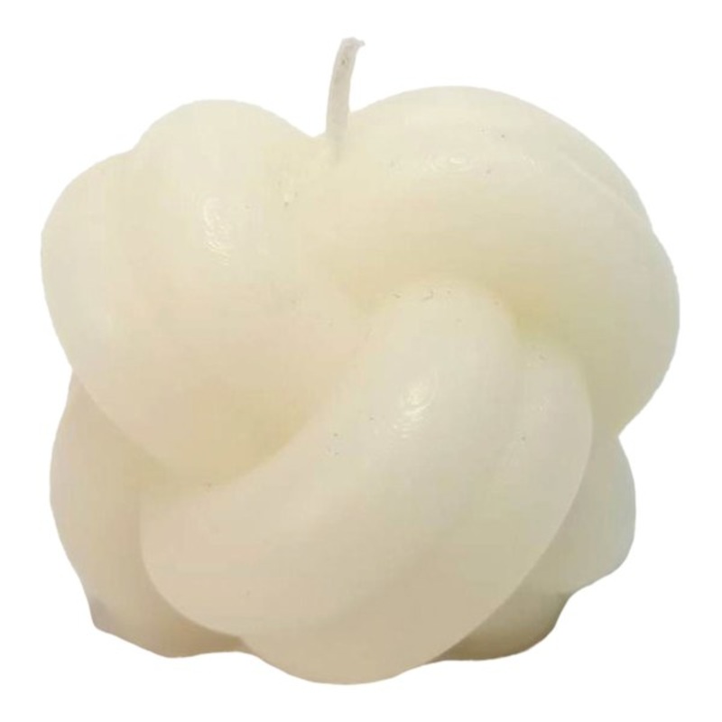 Crosby St. Cream Unscented Double Knot Candle, 2.75×2.5