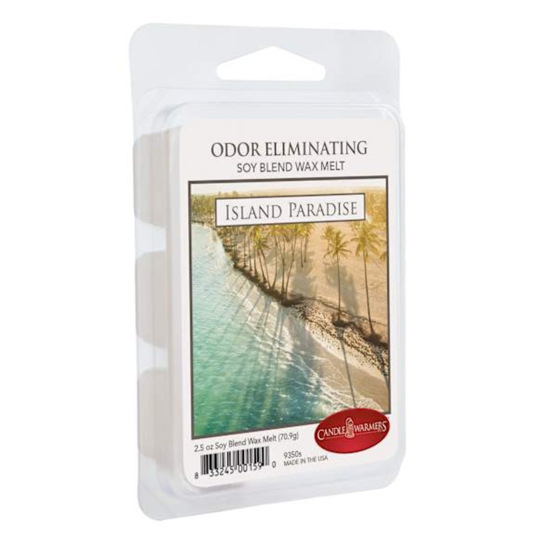 Island Paradise Scented Odor Eliminating Wax Melts, 2.5oz
