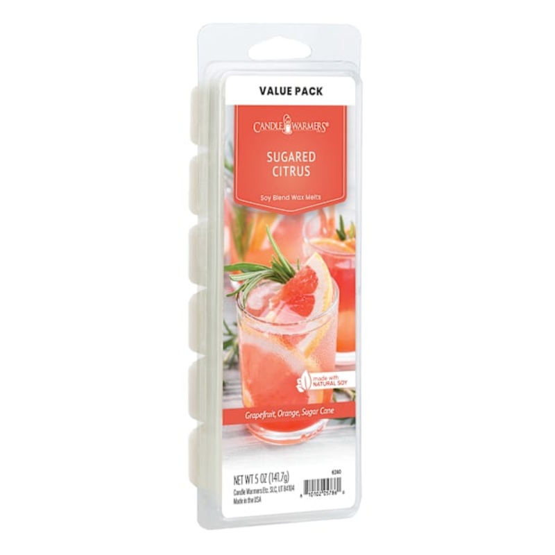 Sugared Citrus Scented Wax Melts,  5oz