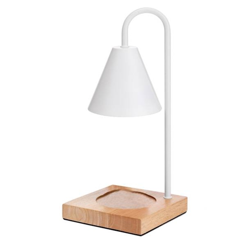 White Metal Candle Lamp Warmer