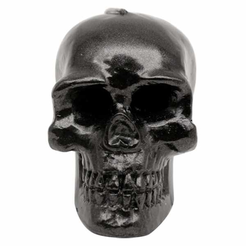 Black Bleeding Skull Candle, Small