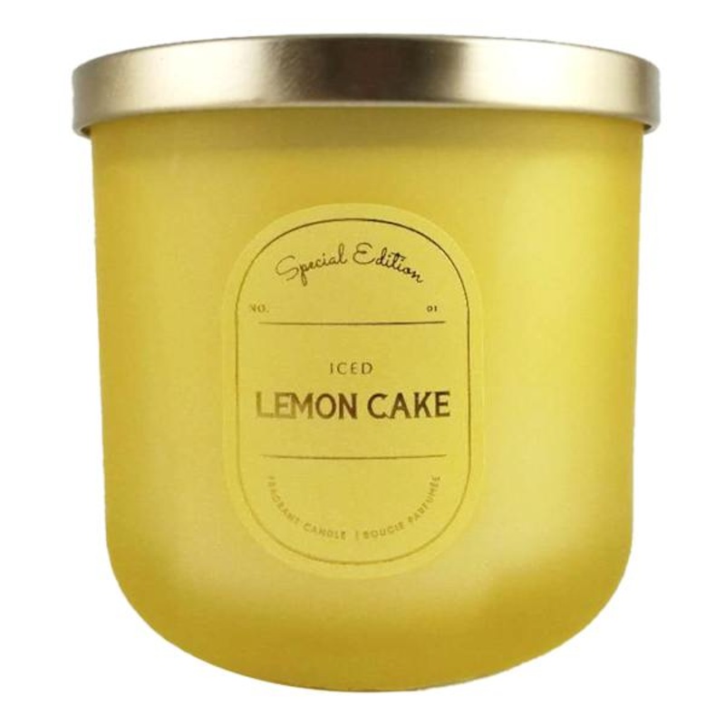 Iced Lemon Cake Scented Jar Candle, 12.5oz