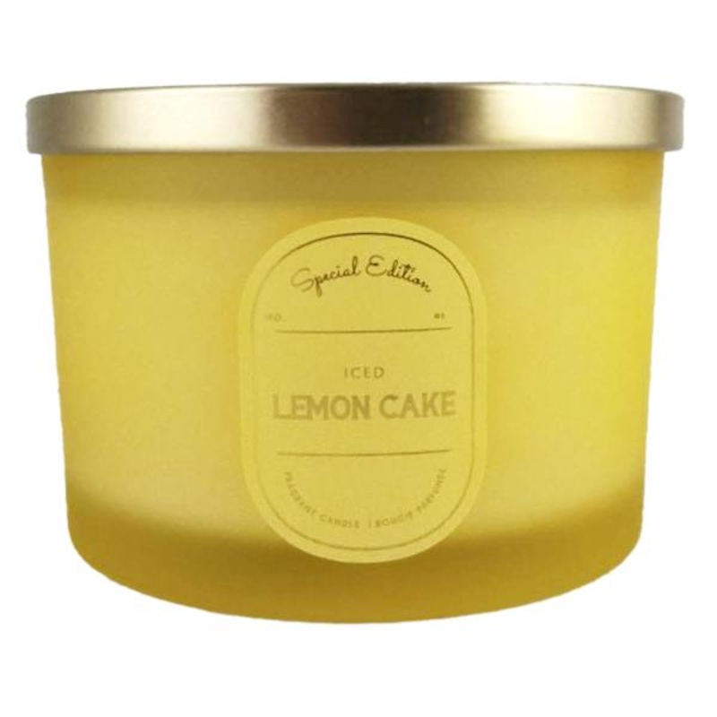 Iced Lemon Cake Scented Jar Candle, 16oz