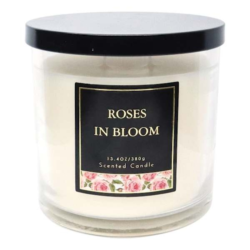 Roses in Bloom Scented Jar Candle, 13.4oz