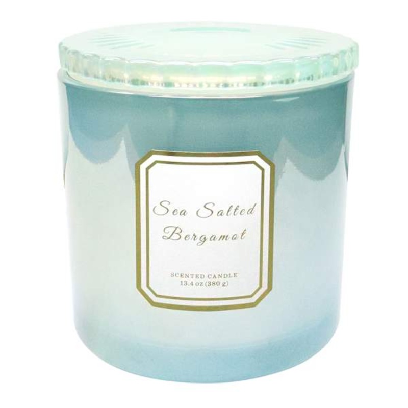 Sea Salted Bergamot Scented Jar Candle, 13.4oz