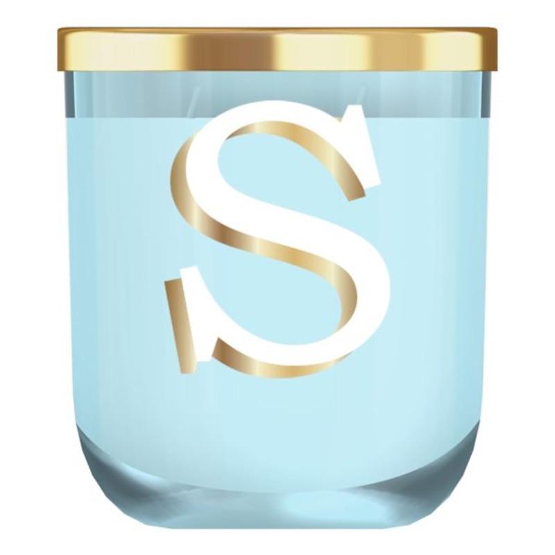 Setting Sun Scented S Monogrammed Jar Candle, 12oz