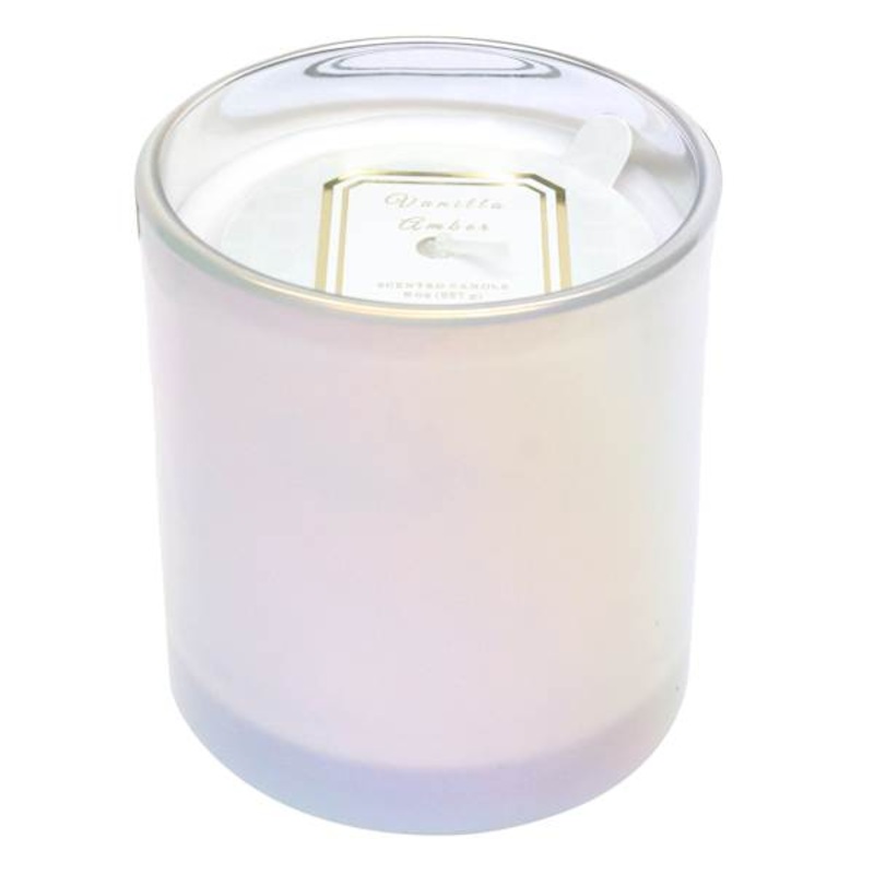 Vanilla Amber Scented Jar Candle, 8oz