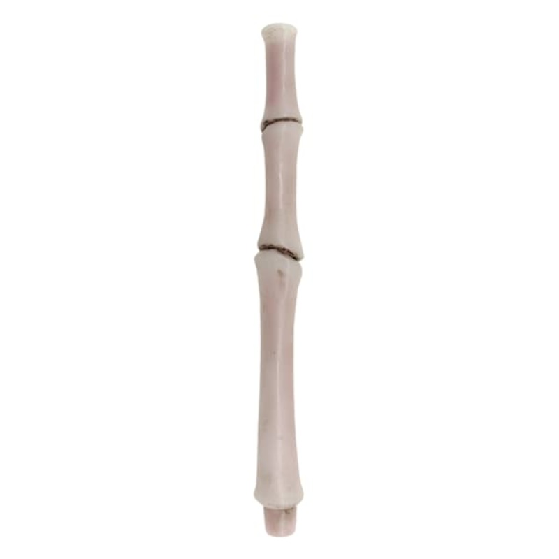 White Bone Bleeding Taper Candle, 12″