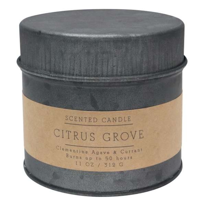Citrus Grove Scented Tin Candle, 11oz