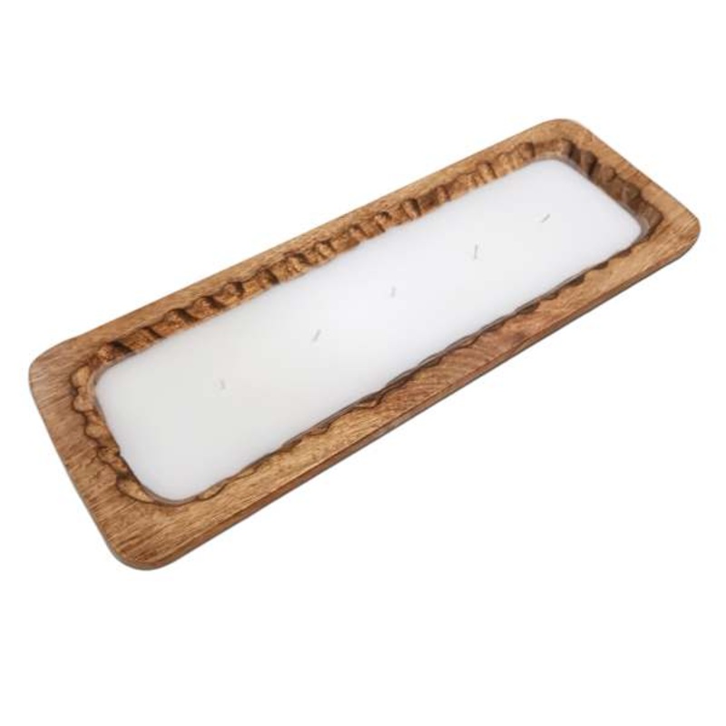 Citrus Grove Scented Wood Dough Bowl Candle, 30oz