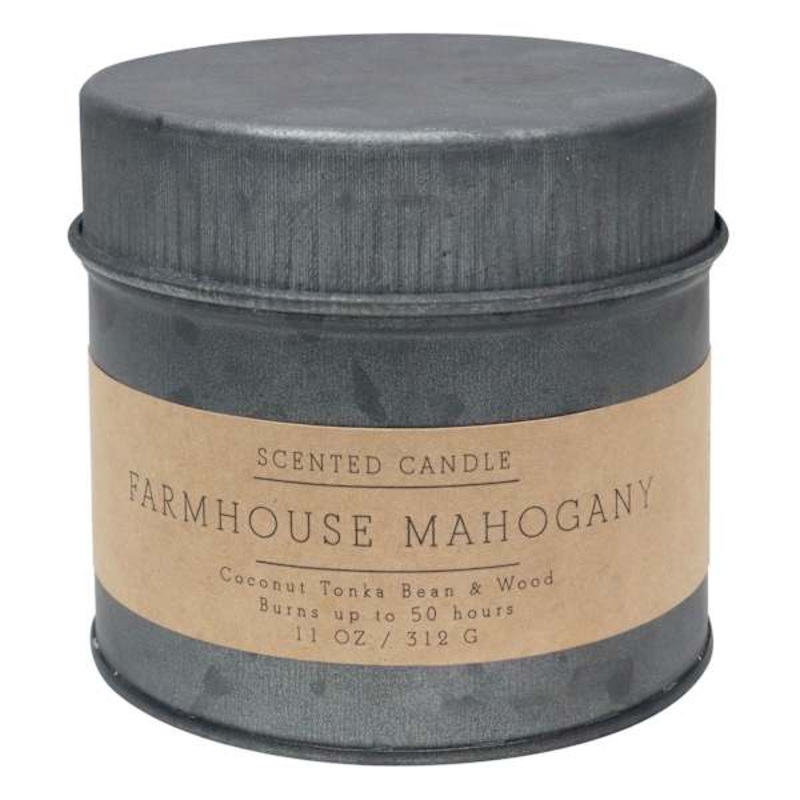 Farmhouse Mahogany Scented Jar Candle, 11oz