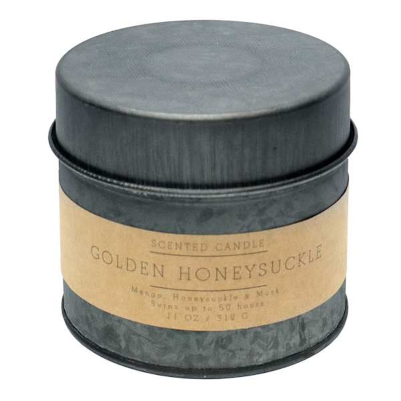 Golden Honeysuckle Scented Jar Candle, 11oz