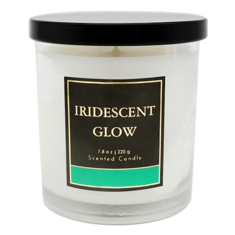 Iridescent Glow Scented Jar Candle, 7.8oz