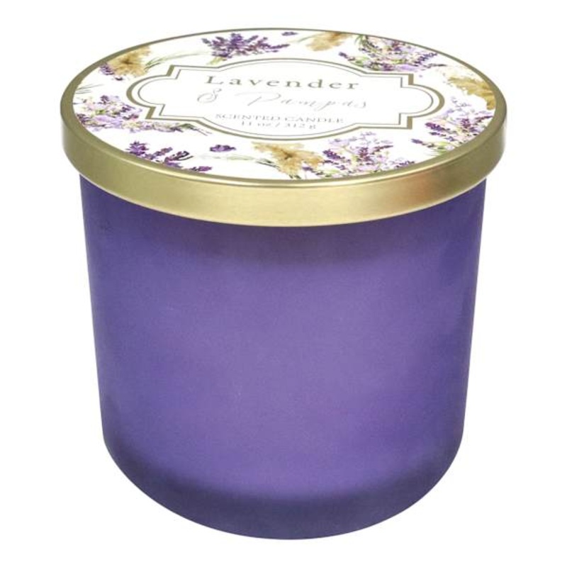 Lavender & Pampas Scented Jar Candle, 11oz