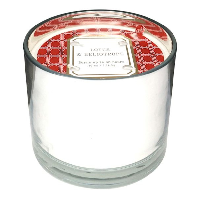Lotus & Heliotrope Scented Jar Candle, 40oz
