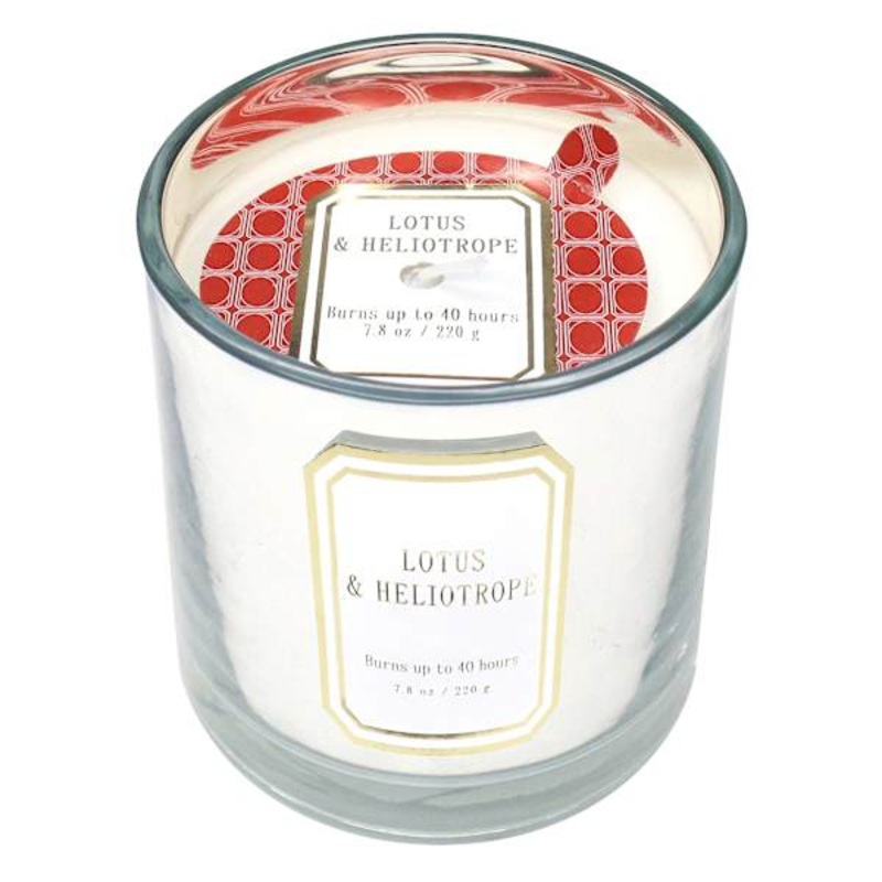 Lotus & Heliotrope Scented Jar Candle, 7.8oz