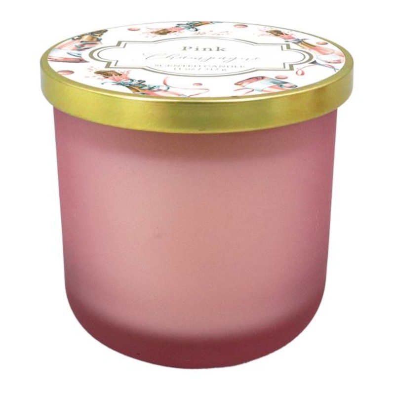 Pink Champagne Scented Jar Candle, 11oz